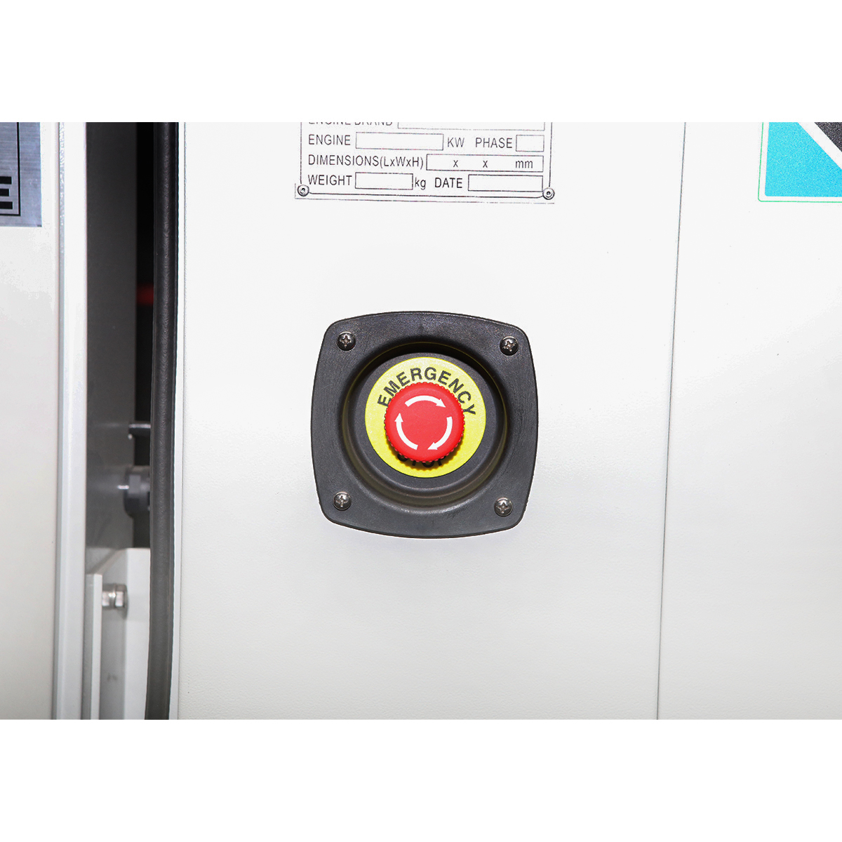 Generator electric trifazat 110KVA, 400V cu motor diesel Ricardo R6105ZLD-100KW - imagine 6