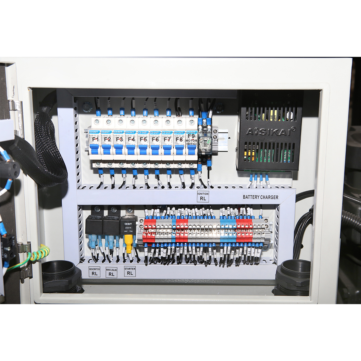 Generator electric trifazat 110KVA, 400V cu motor diesel Ricardo R6105ZLD-100KW - imagine 8