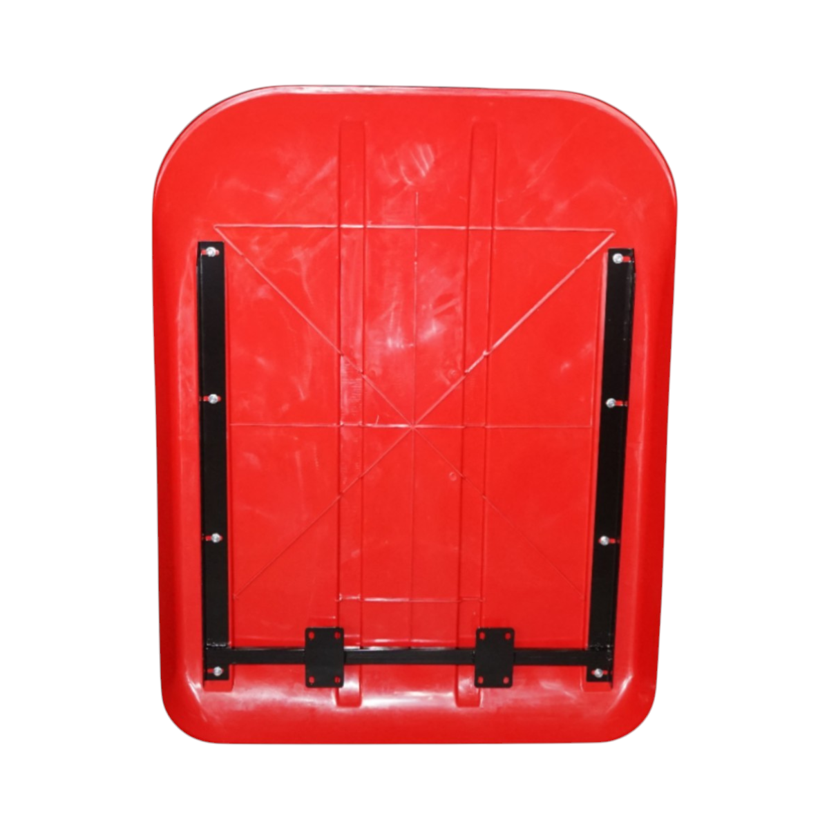 Acoperis semicabina tractor universal rosu 157x120cm - imagine 5