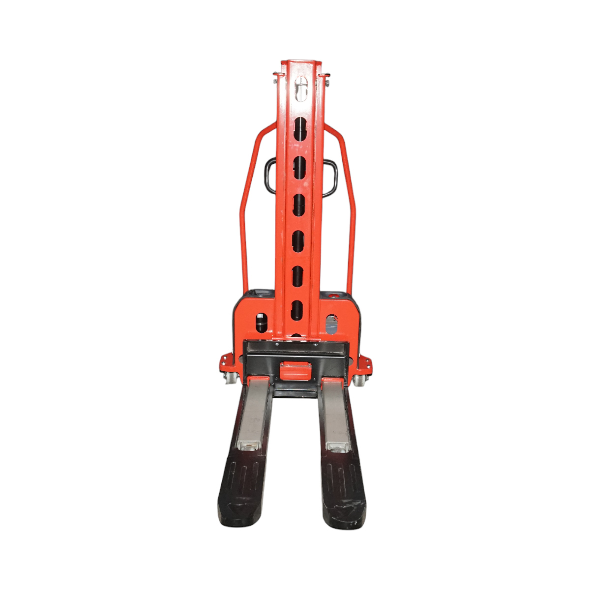 Transpalet semi-electric 1T cu autoincarcare, baterie litiu 12V/50Ah, inaltime ridicare 1300mm - imagine 2