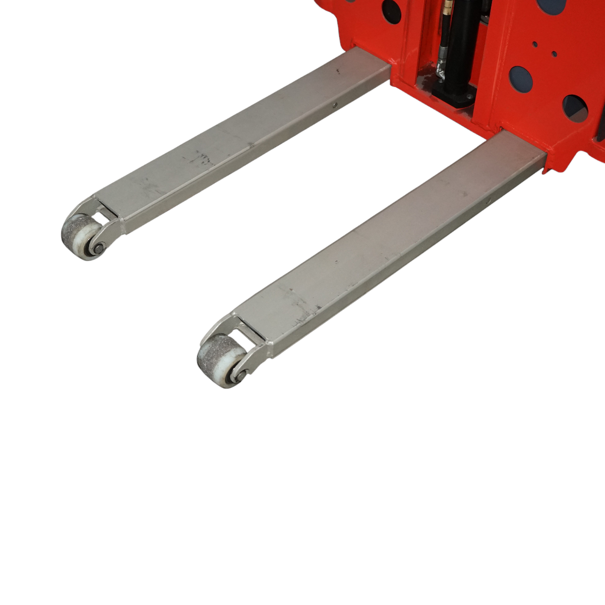 Transpalet semi-electric 1T cu autoincarcare, baterie litiu 12V/50Ah, inaltime ridicare 1300mm - imagine 7