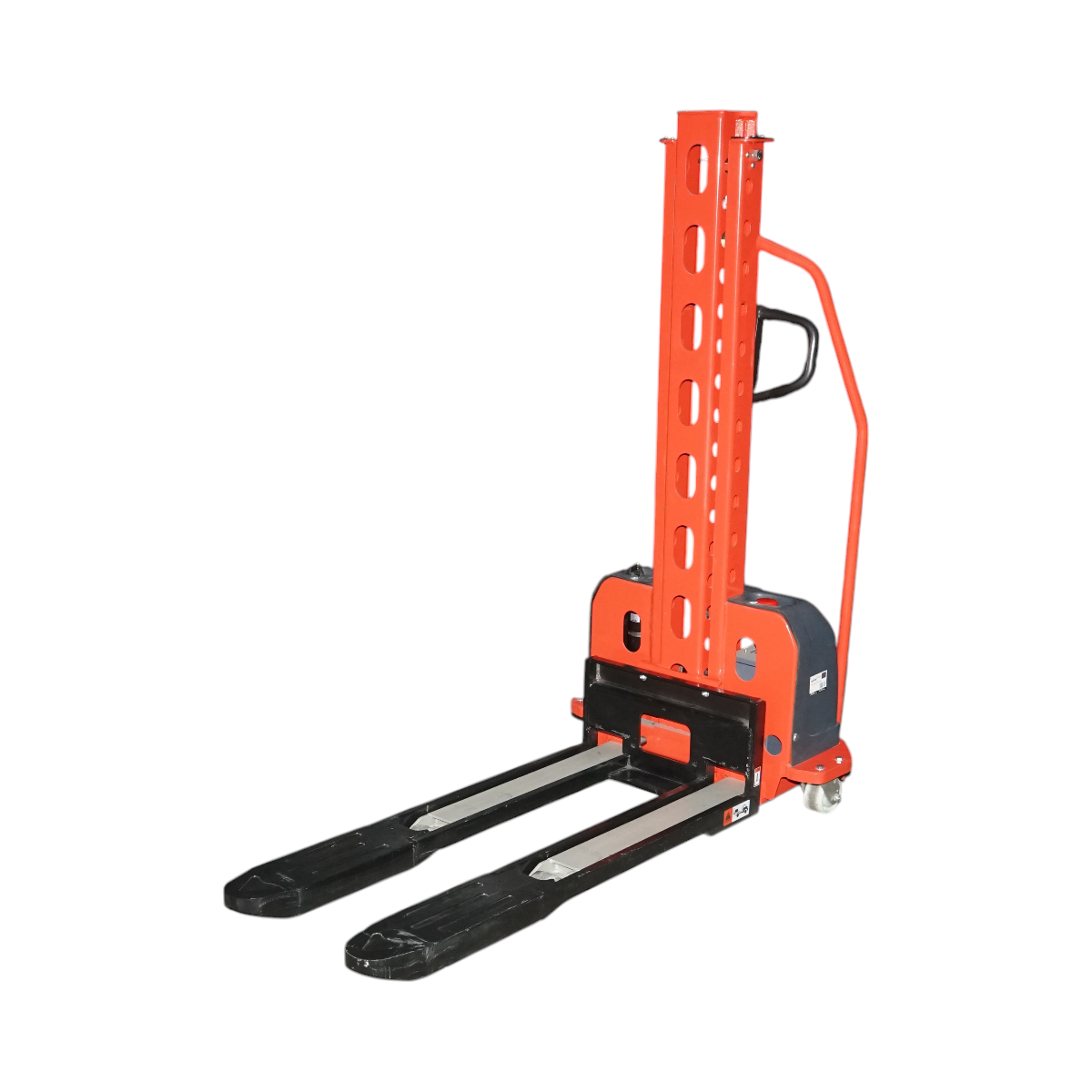 Transpalet semi-electric 1T cu autoincarcare, baterie litiu 12V/50Ah, inaltime ridicare 1300mm