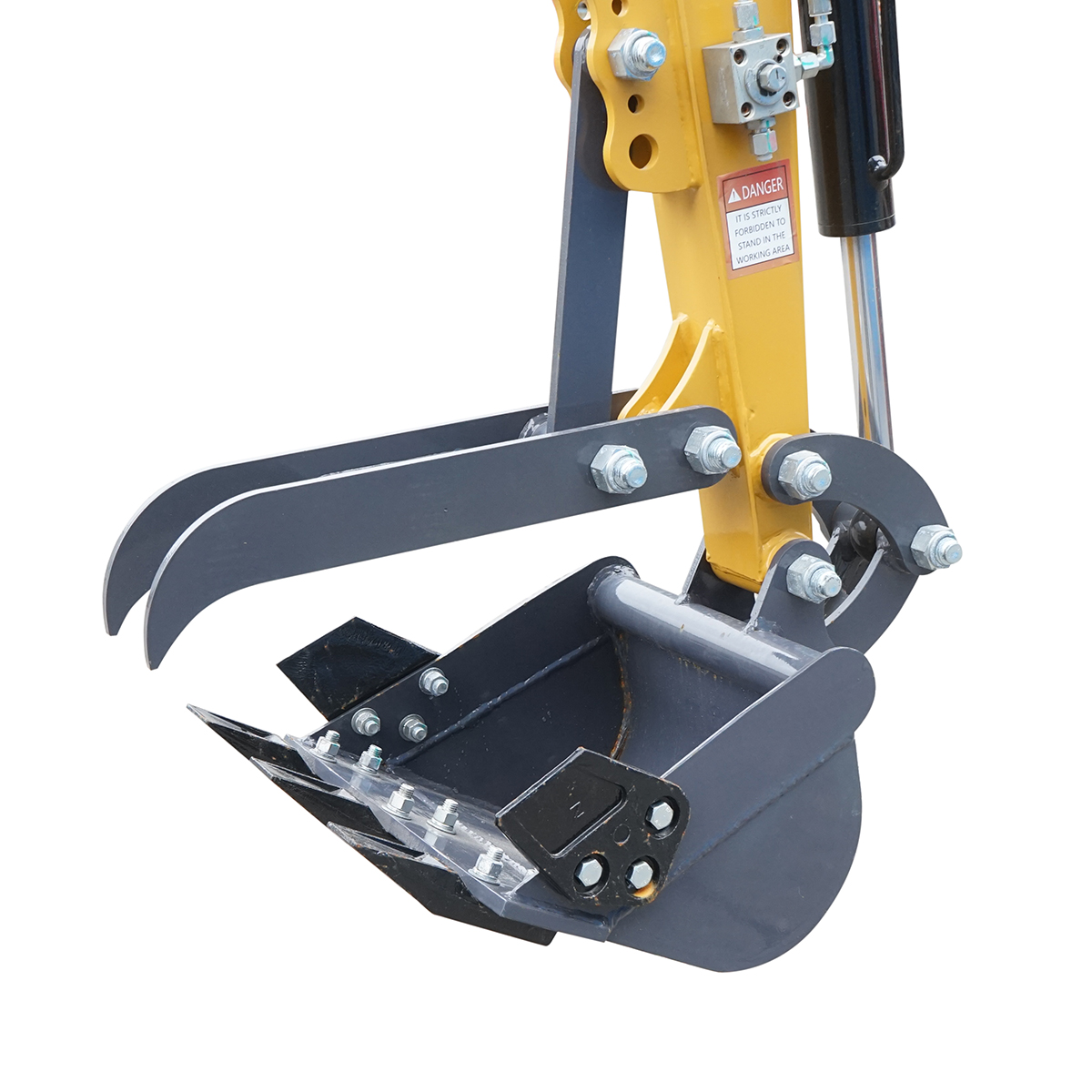 Mini excavator 1T cu semicabina, motor diesel 9.5CP, adancime sapare 1764mm, capacitate ridicare 350Kg, 3 cupe incluse 185/355/800mm THOR - imagine 12