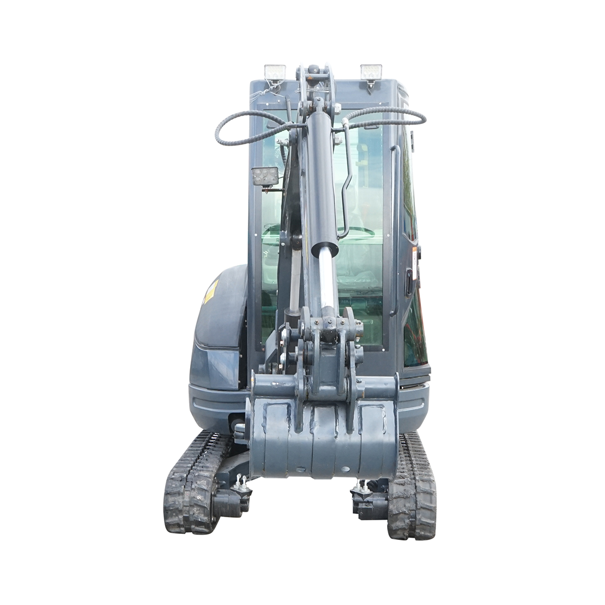 Mini excavator 2T cu cabina, motor diesel 25CP (18.4KW), adancime sapare 2120mm, capacitate ridicare 350Kg, 2 cupe incluse 400/770mm THOR - imagine 3