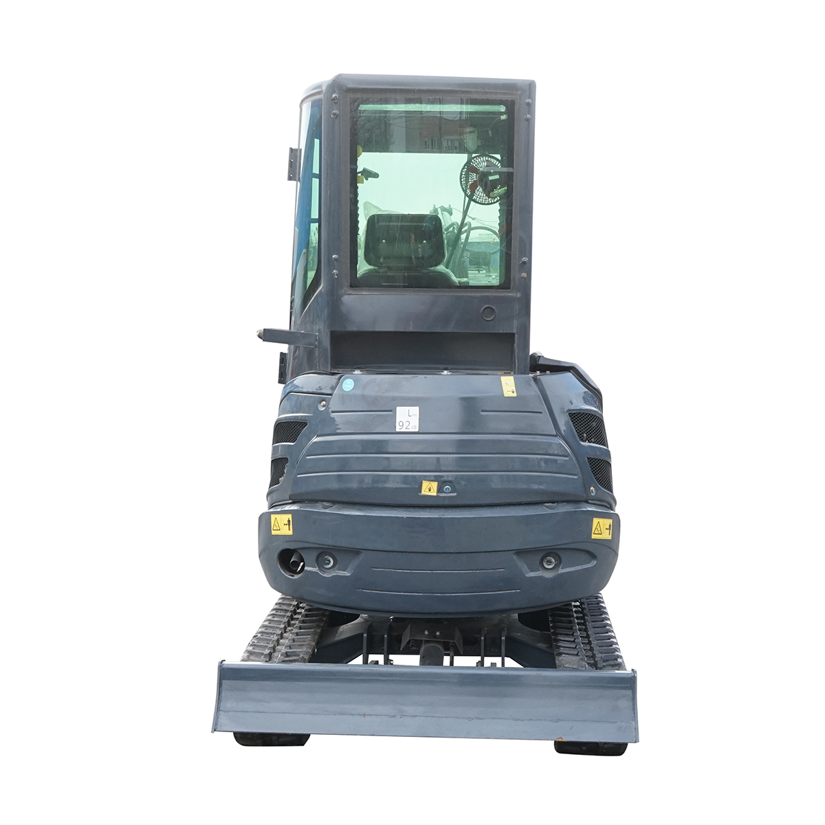 Mini excavator 2T cu cabina, motor diesel 25CP (18.4KW), adancime sapare 2120mm, capacitate ridicare 350Kg, 2 cupe incluse 400/770mm THOR - imagine 5