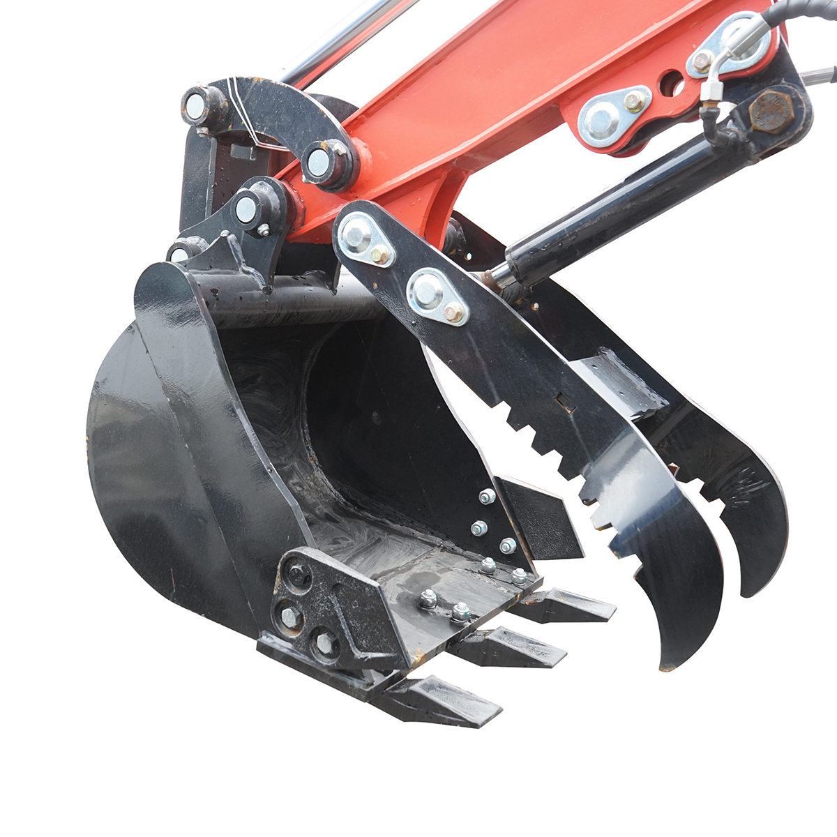 Mini excavator 1.8T cu cabina, motor diesel 25CP, rotire 360 grade, adancime sapare 2300mm, capacitate ridicare 350Kg, 2 cupe incluse 420/985mm THOR - imagine 12