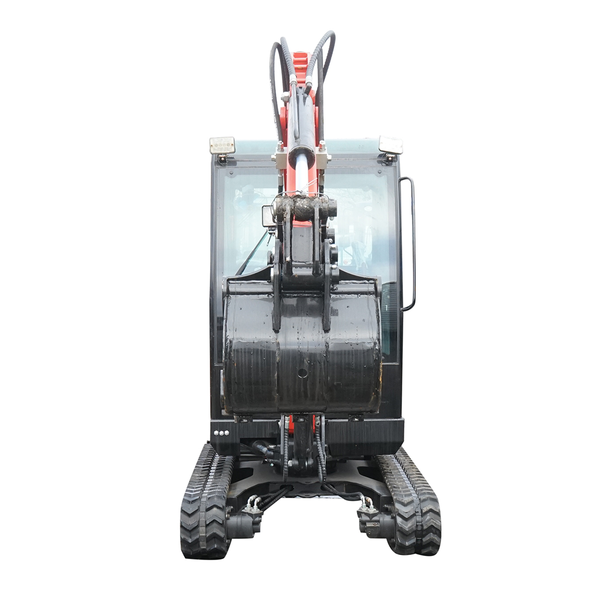 Mini excavator 1.8T cu cabina, motor diesel 25CP, rotire 360 grade, adancime sapare 2300mm, capacitate ridicare 350Kg, 2 cupe incluse 420/985mm THOR - imagine 3