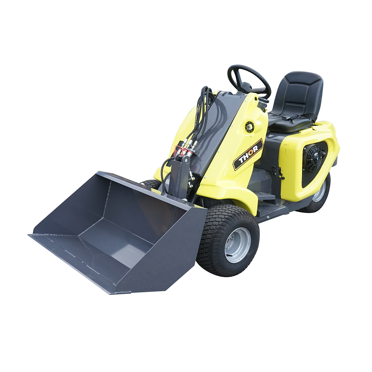 Mini incarcator frontal 0.5T, motor benzina 23CP (16.8KW), capacitate ridicare 220kg, latime cupa 1110mm THOR