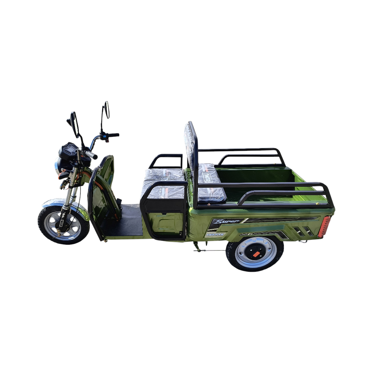 Triciclu electric Thor CITY ECO verde 650W 48V20Ah - imagine 3