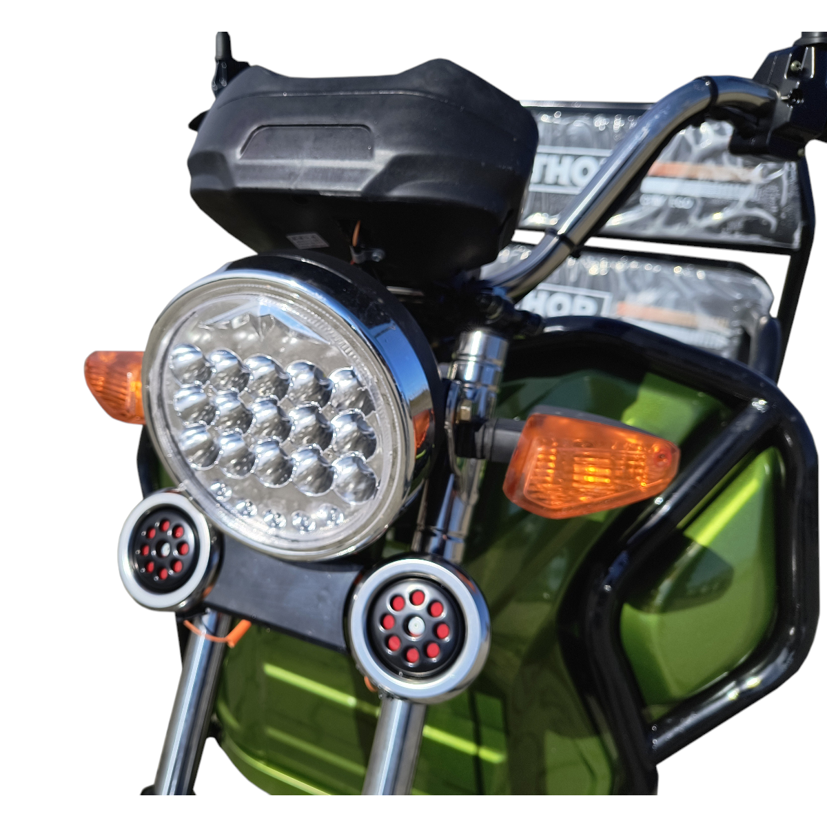 Triciclu electric Thor CITY ECO verde 650W 48V20Ah - imagine 6