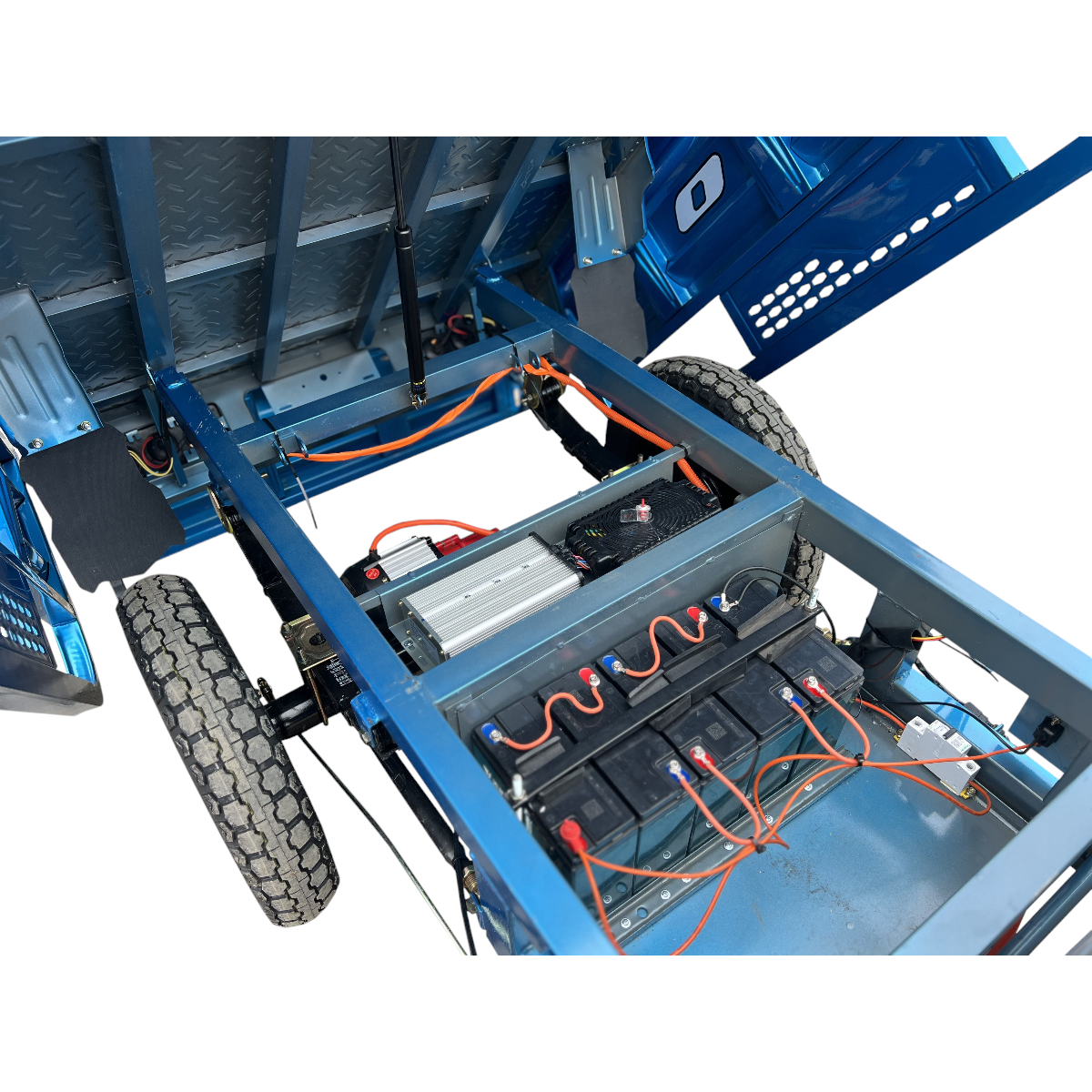 Triciclu electric Thor CITY ECO2 albastru 1000W 60V32Ah - imagine 8