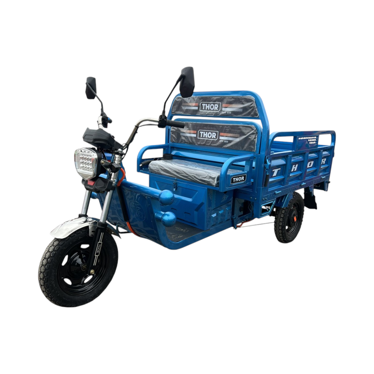 Triciclu electric Thor CITY ECO2 albastru 1000W 60V32Ah