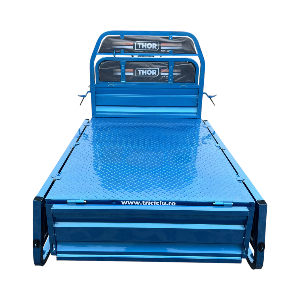 Triciclu electric Thor CITY ECO2 albastru 1000W 60V32Ah - imagine 9