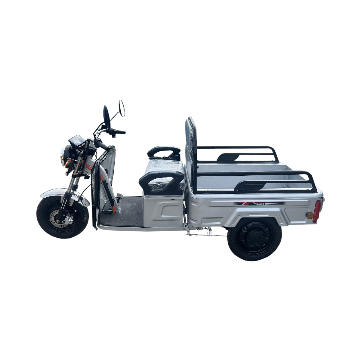 Triciclu electric BRECKNER GERMANY MODEL E ARGINTIU 1600W 60V 20AH - imagine 3