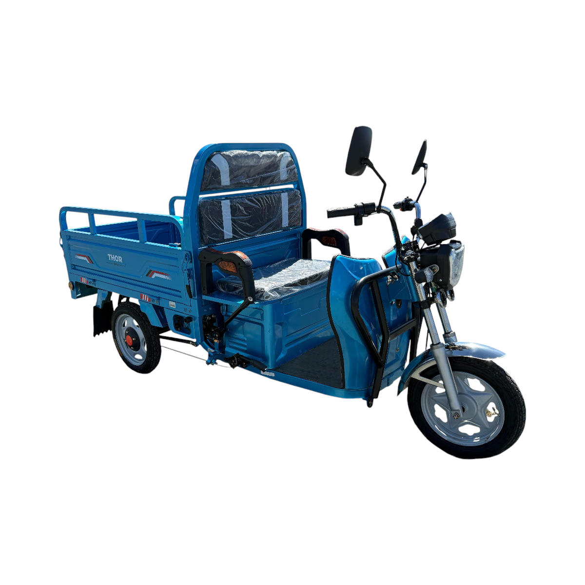 Triciclu electric THOR MINI2 ALBASTRU 500W 48V 32AH - imagine 8