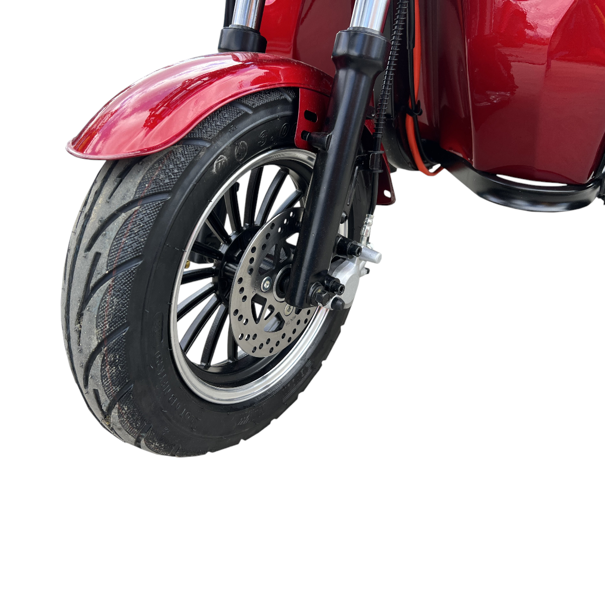 Triciclu electric THOR SX LONG PRO ROSU 1400W 60V 20AH - imagine 6