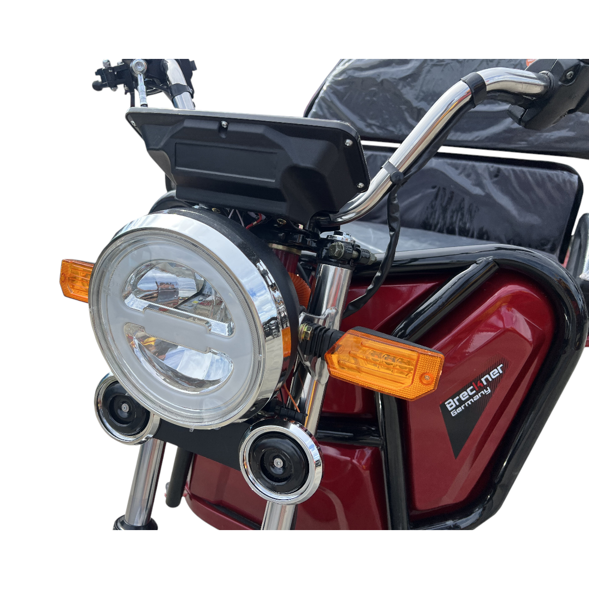 Triciclu electric BRECKNER GERMANY MODEL E ROSU 1600W 60V 20AH - imagine 8