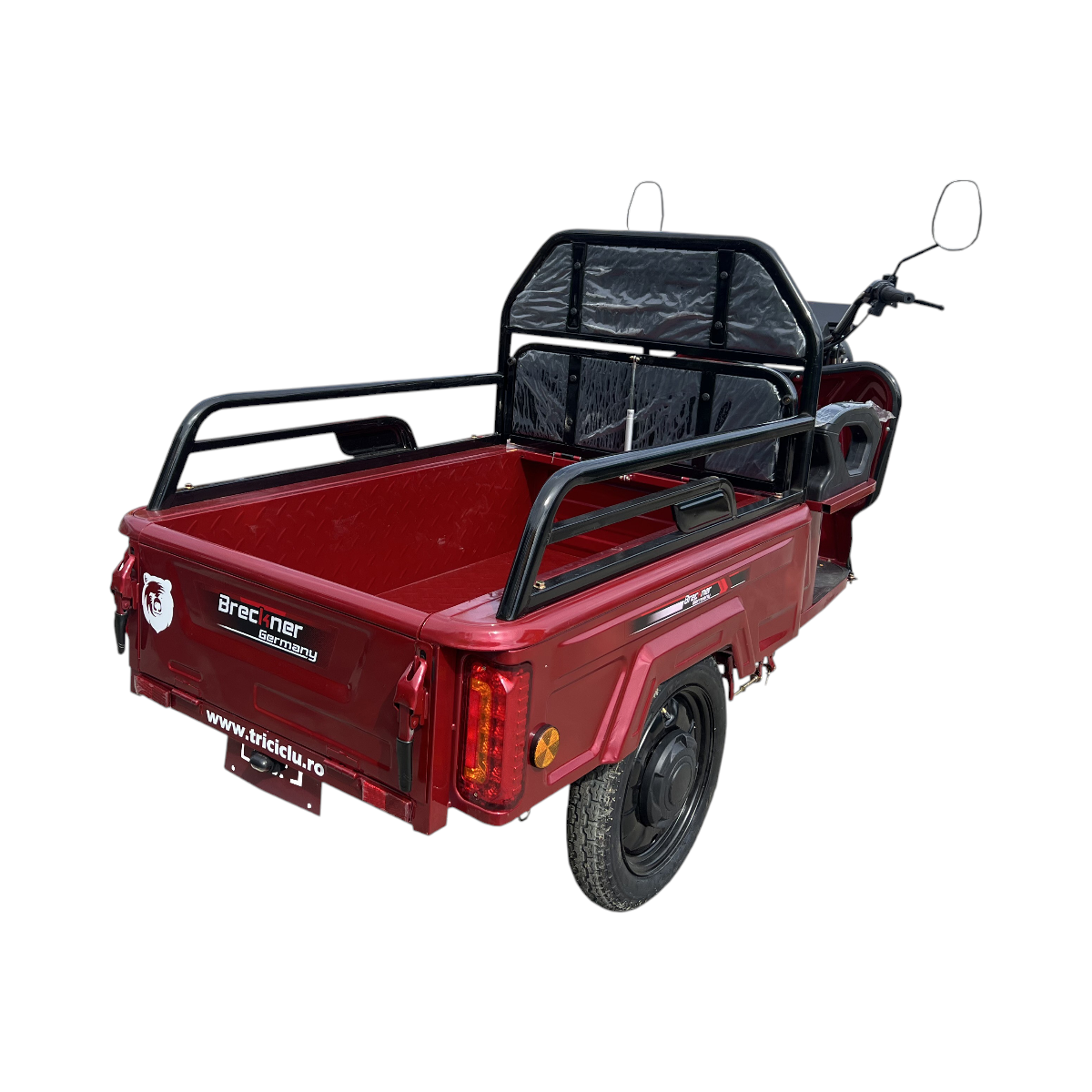 Triciclu electric BRECKNER GERMANY MODEL E ROSU 1600W 60V 20AH - imagine 3