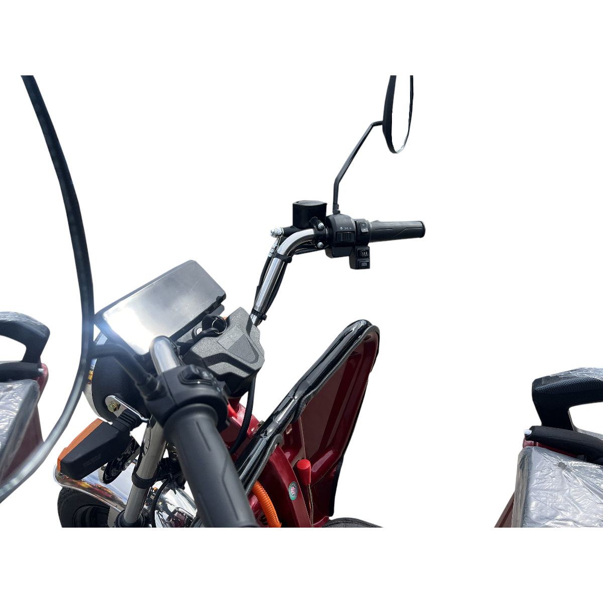 Triciclu electric BRECKNER GERMANY MODEL E ROSU 1600W 60V 20AH - imagine 9