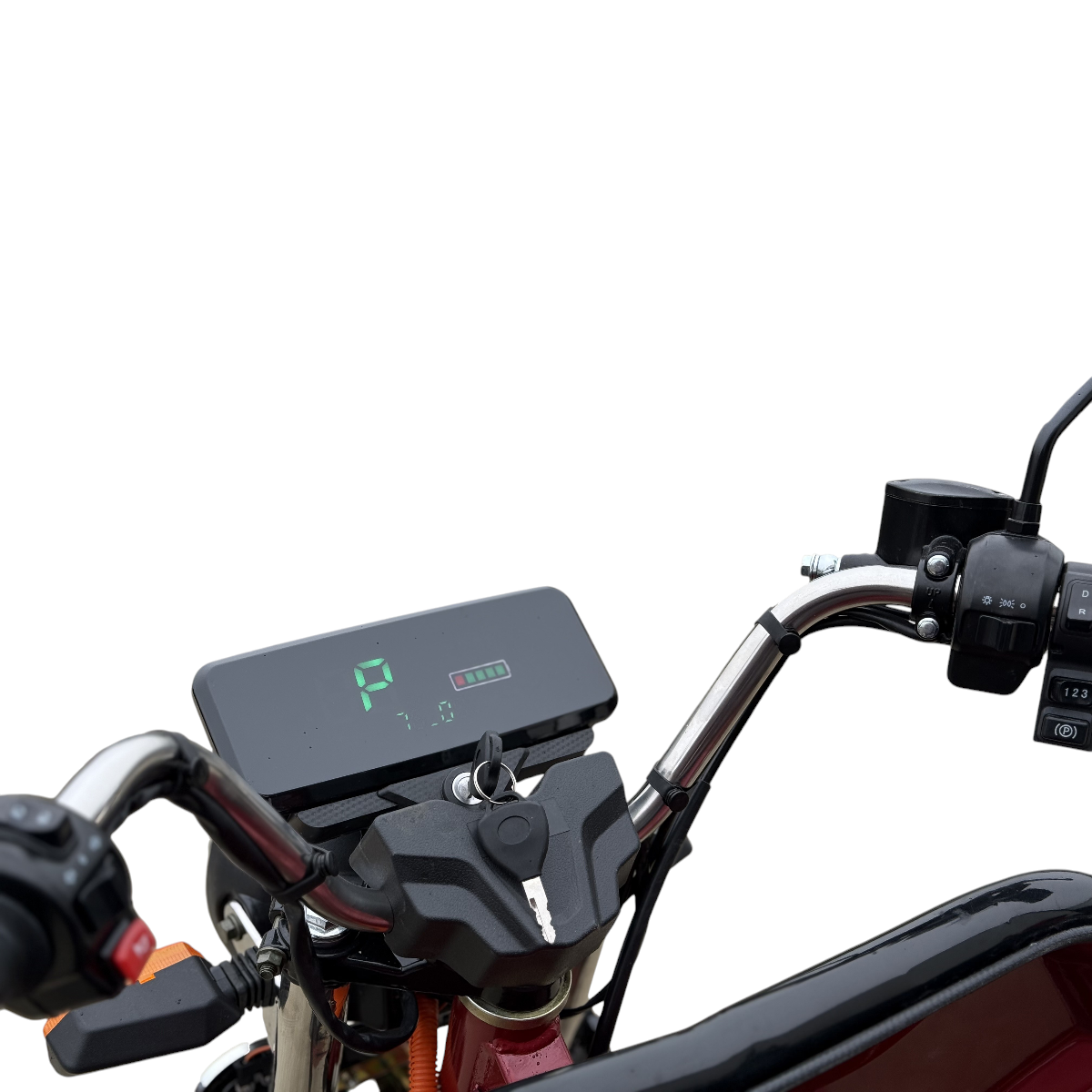 Triciclu electric THOR EVO 2000 ROSU 2000W 72V 32AH - imagine 6