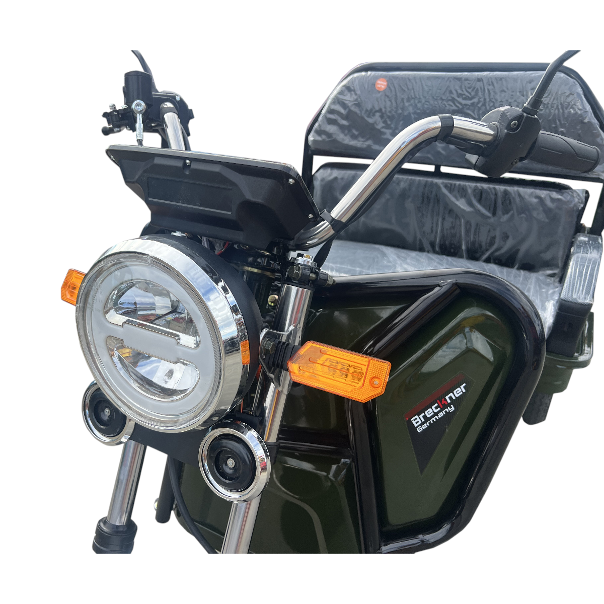 Triciclu electric BRECKNER GERMANY MODEL E VERDE 1600W 60V 20AH - imagine 8