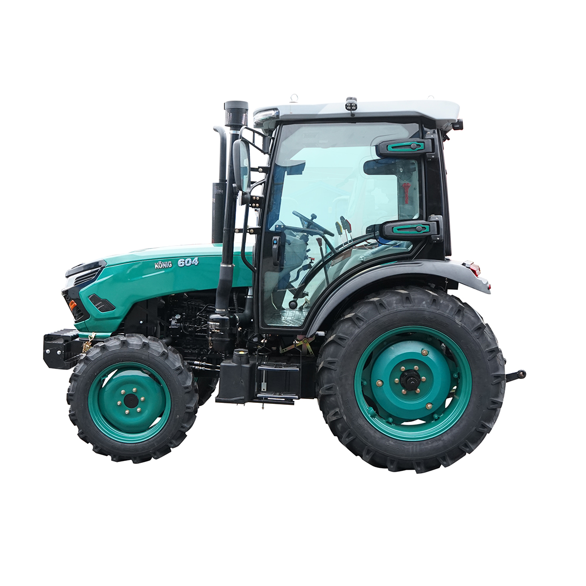 Tractor 60CP 4x4 cu cabina, motor YTO diesel, camere video KONIG 604 - imagine 2