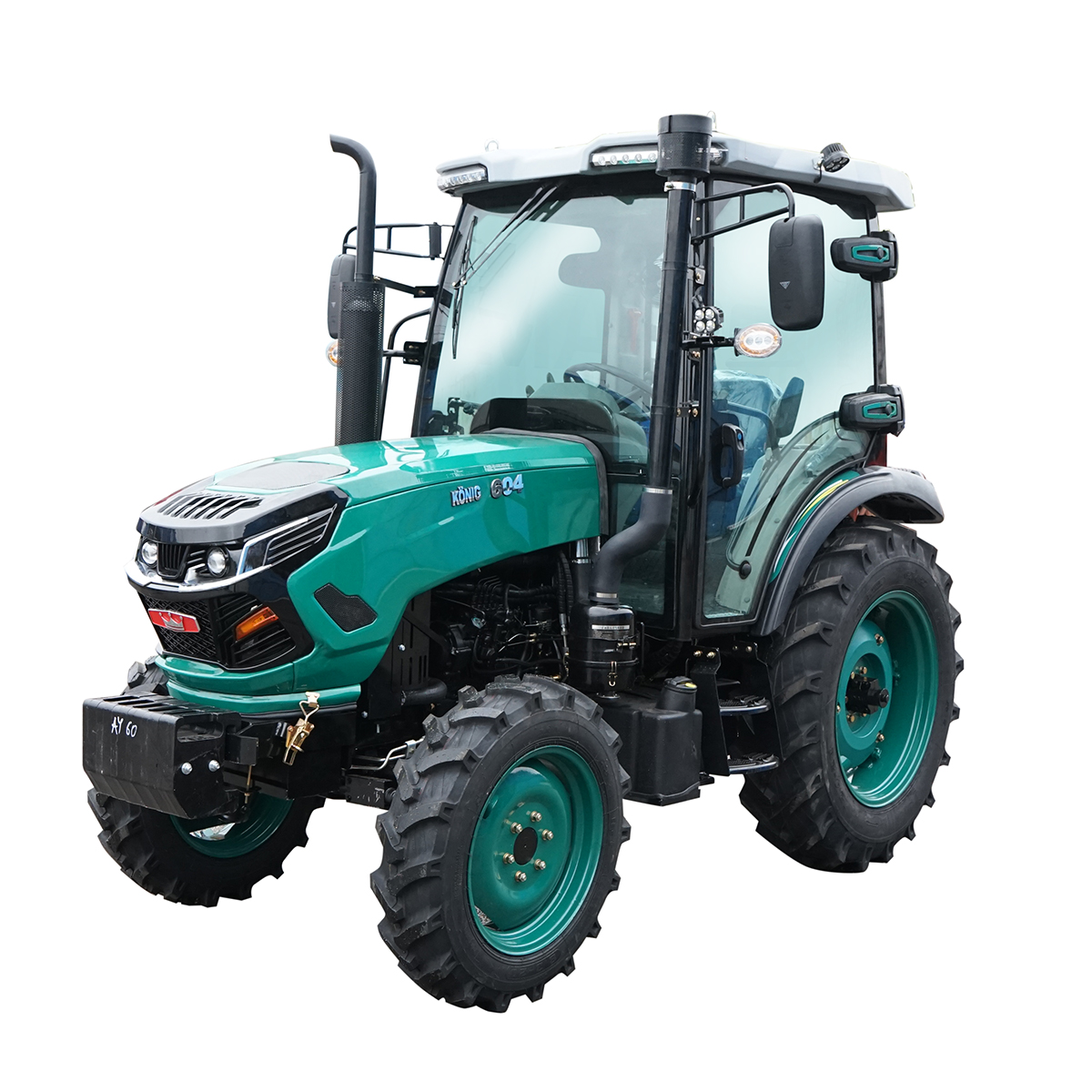 Tractor 60CP 4x4 cu cabina, motor YTO diesel, camere video KONIG 604