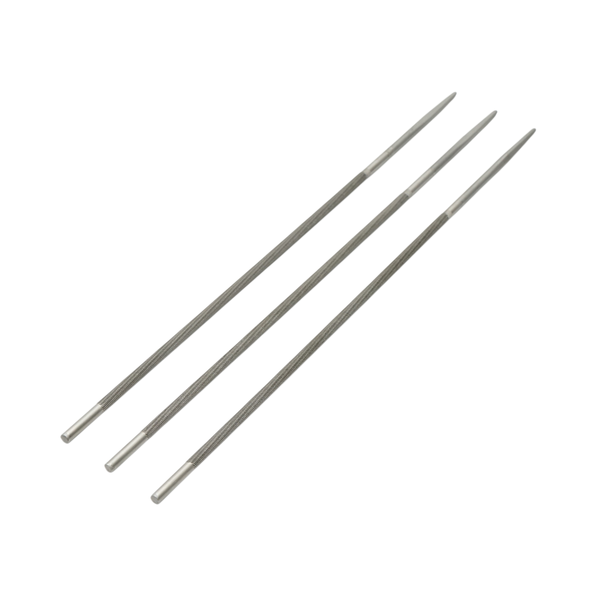 Set 3 pile rotunde ascutit lant drujba 4x200mm 5/32 inch - imagine 4