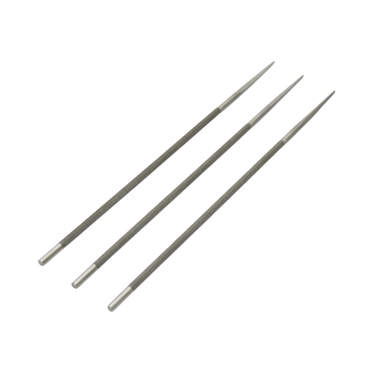 Set 3 pile rotunde ascutit lant drujba 4.8x200mm 3/16 inch - imagine 4