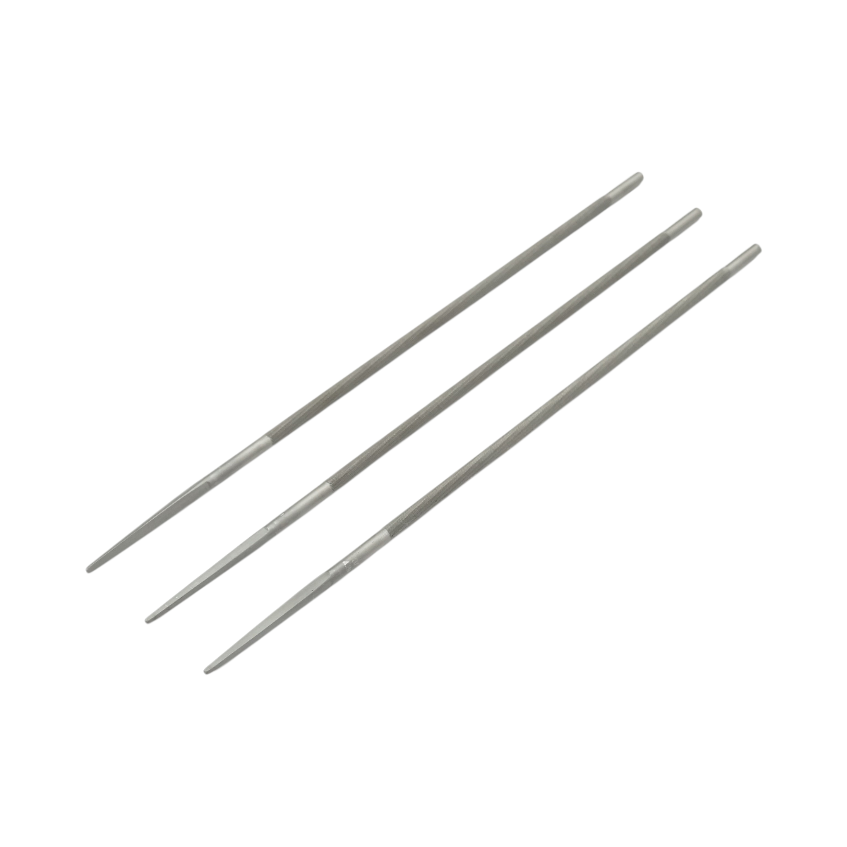 Set 3 pile rotunde ascutit lant drujba 4.8x200mm 3/16 inch - imagine 2