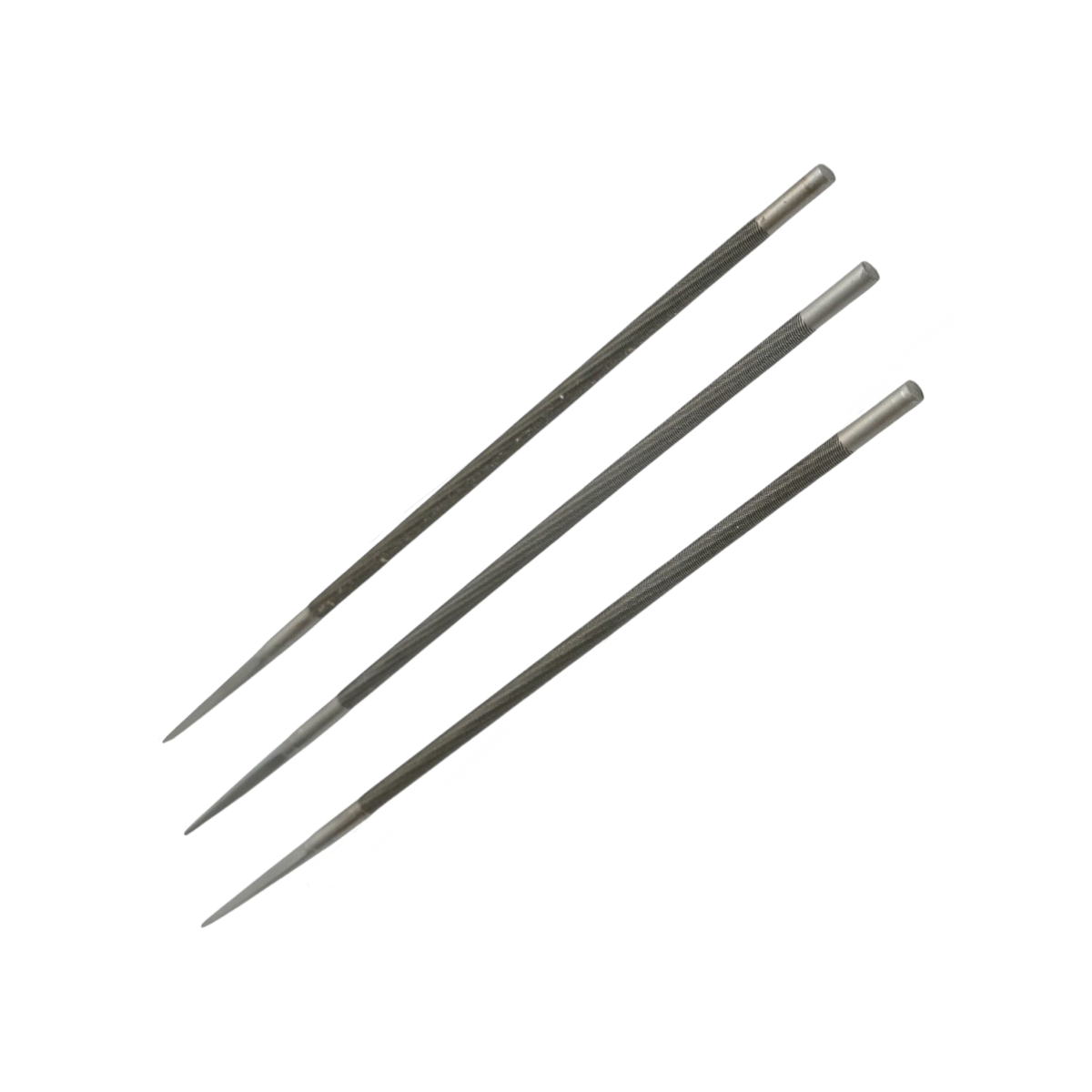 Set 3 pile rotunde ascutit lant drujba 5.5x200mm 7/32 inch - imagine 2