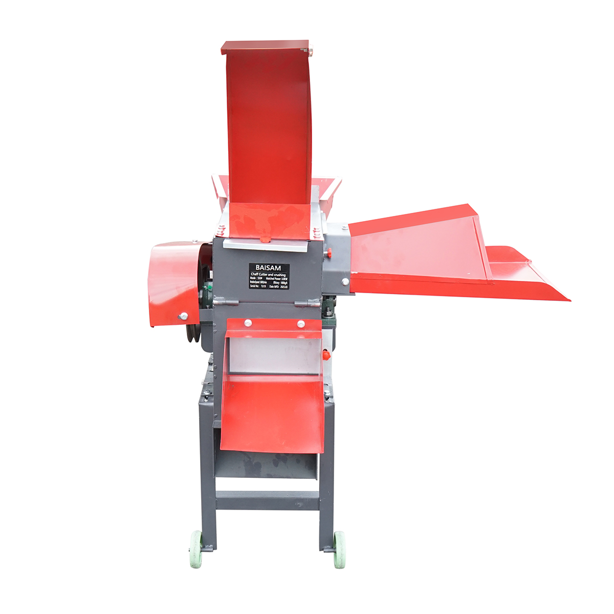 Tocator furaje 2.2KW, 220V, turatie 3600 r/min, capacitate 1000 Kg/h, 3 site incluse Baisan - imagine 6