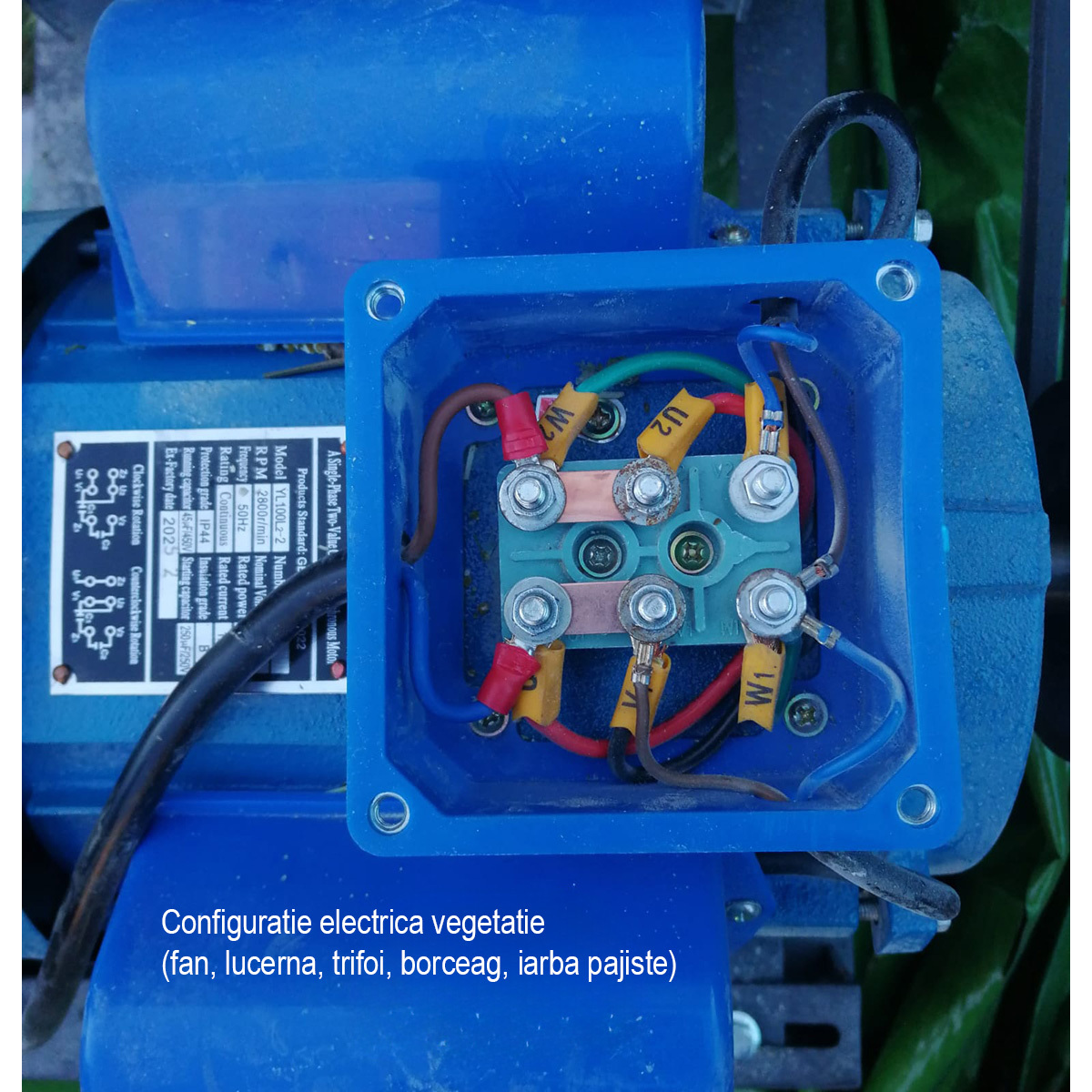 Tocator furaje 2.2KW, 220V, turatie 3600 r/min, capacitate 1000 Kg/h, 3 site incluse Baisan - imagine 17