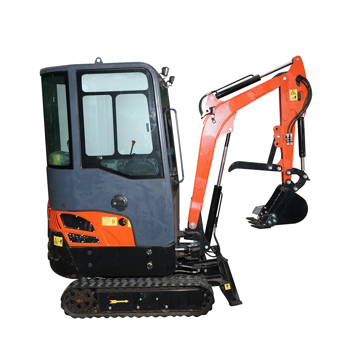 Mini excavator 1.4T cu cabina, motor diesel 25CP, rotire 360 grade, adancime sapare 2200mm, capacitate ridicare 350Kg, cupa 400x400x300mm THOR - imagine 5