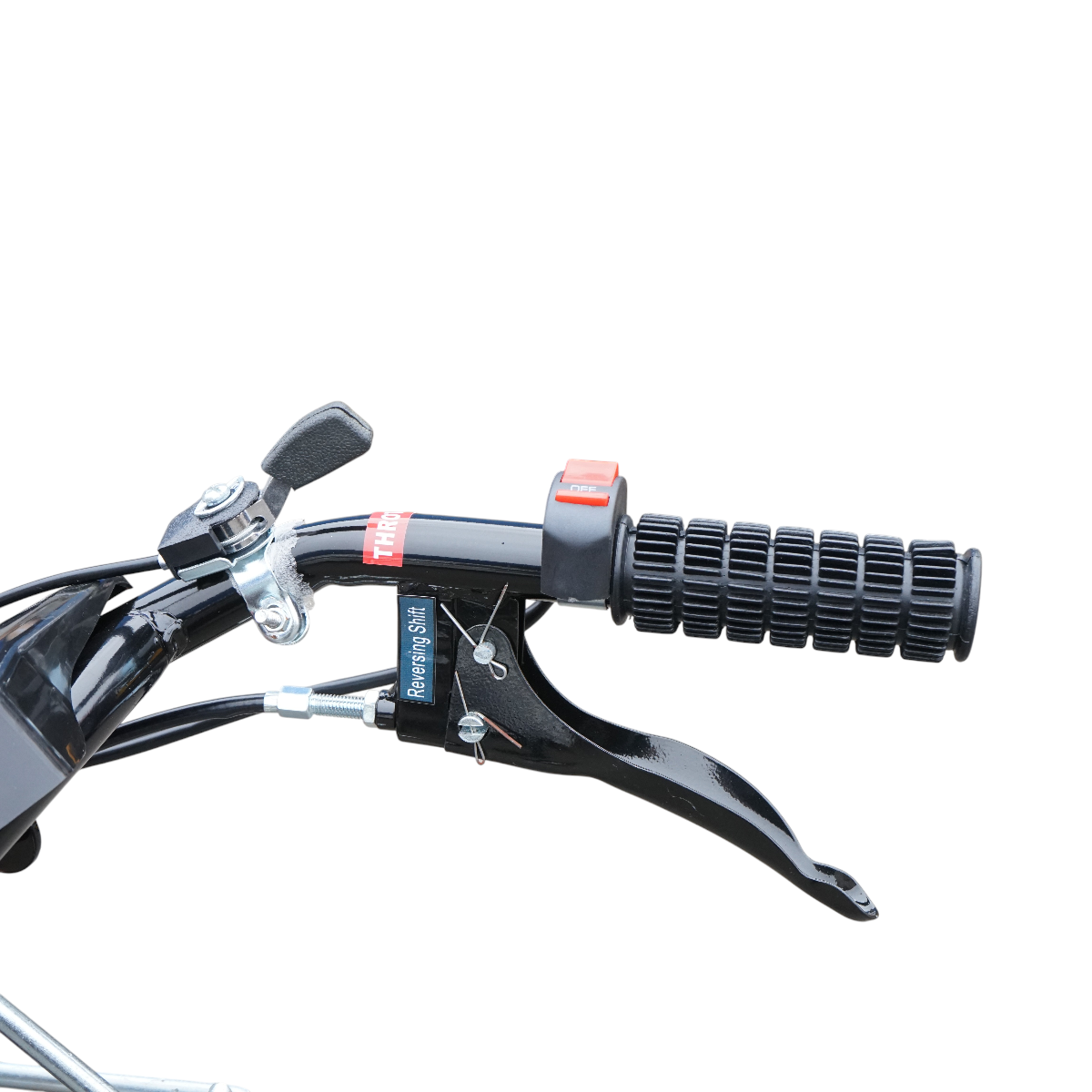 Motocultor 7.5CP cu freza 100cm, motor benzina 4 timpi 212cc OHV, viteze 2+1, transmisie pinioane, roti 19x7-8 Breckner Germany - imagine 11