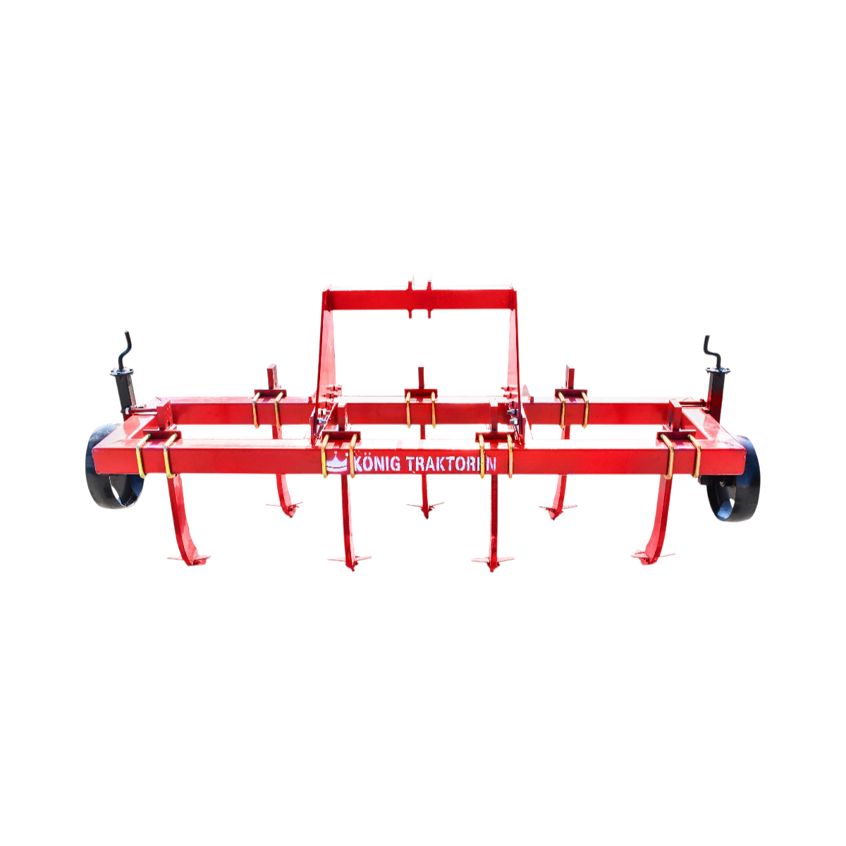 Scarificator 7 brate rosu, latime de lucru 2m Konig Traktoren - imagine 2
