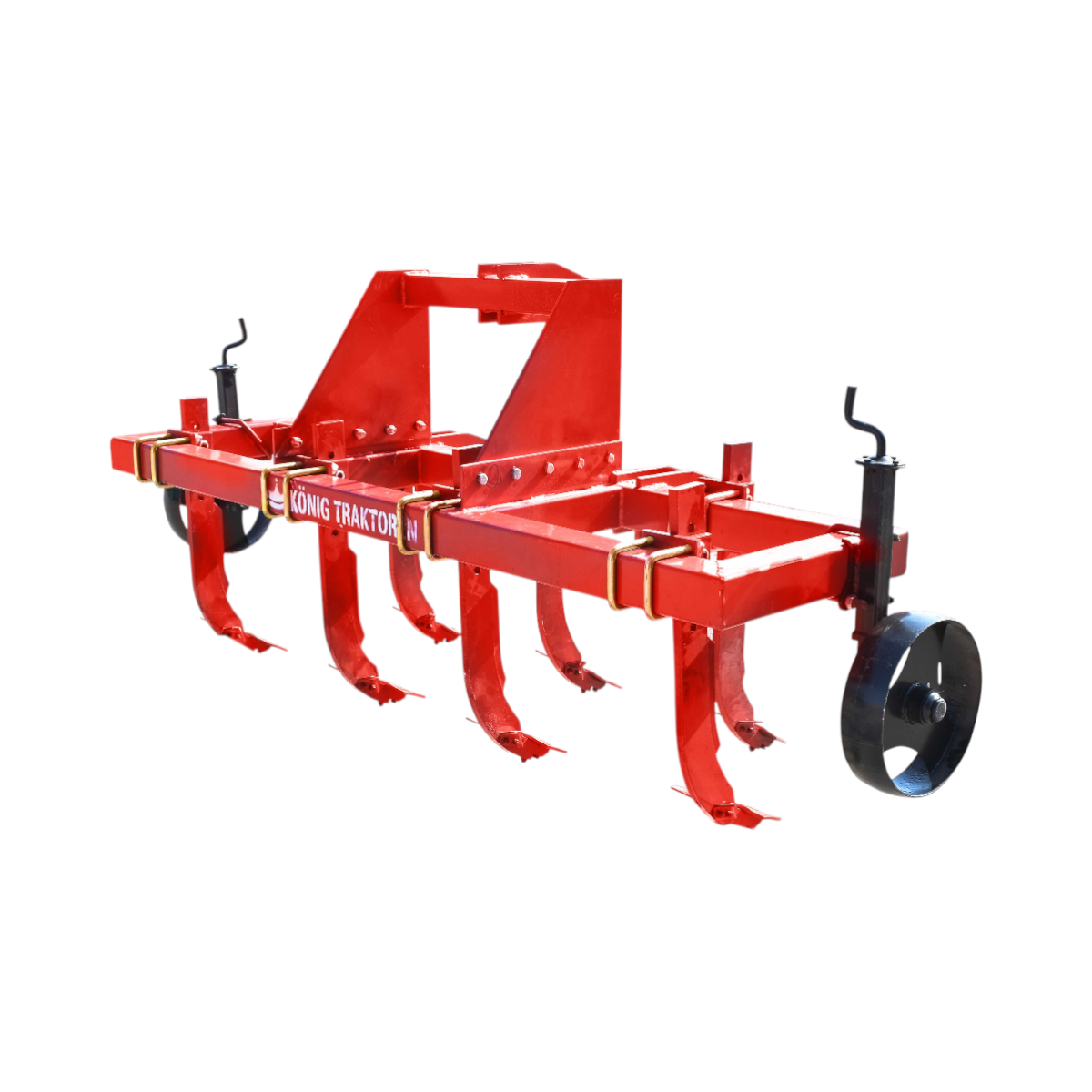 Scarificator 7 brate rosu, latime de lucru 2m Konig Traktoren - imagine 4