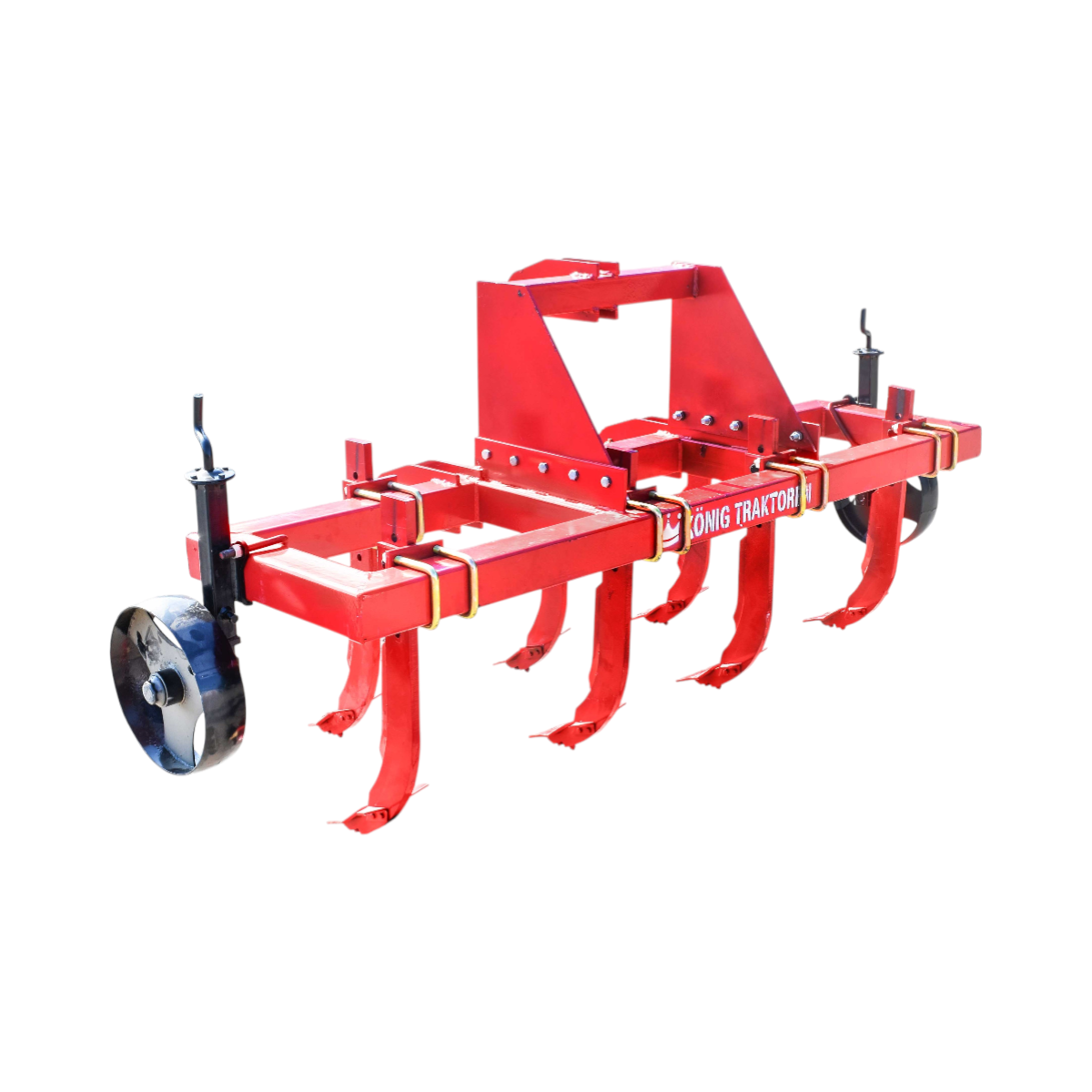 Scarificator 7 brate rosu, latime de lucru 2m Konig Traktoren - imagine 6