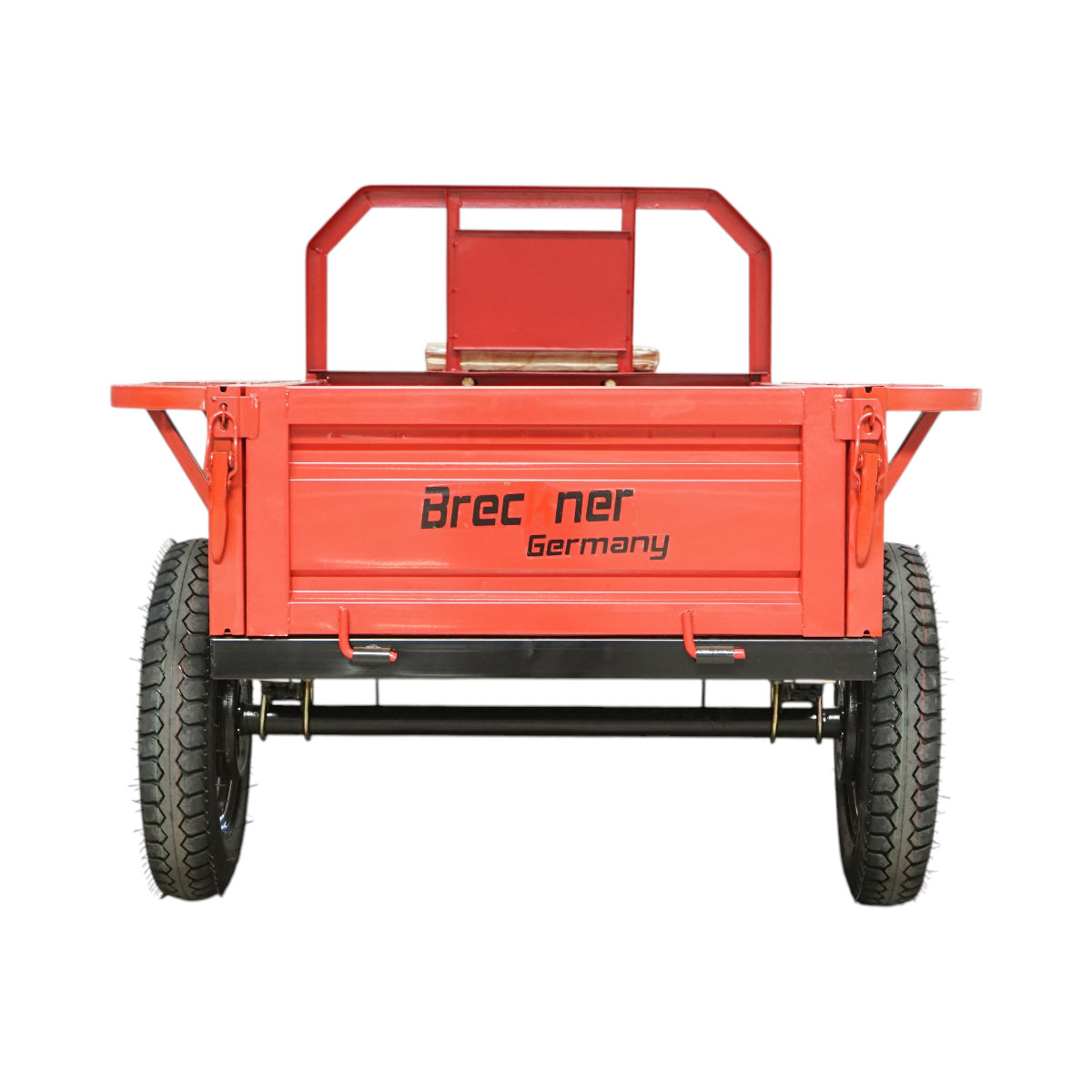 Remorca motocultor basculabila 500kg, bena 1400x800x300mm, roti 4.50-12 Breckner Germany - imagine 5