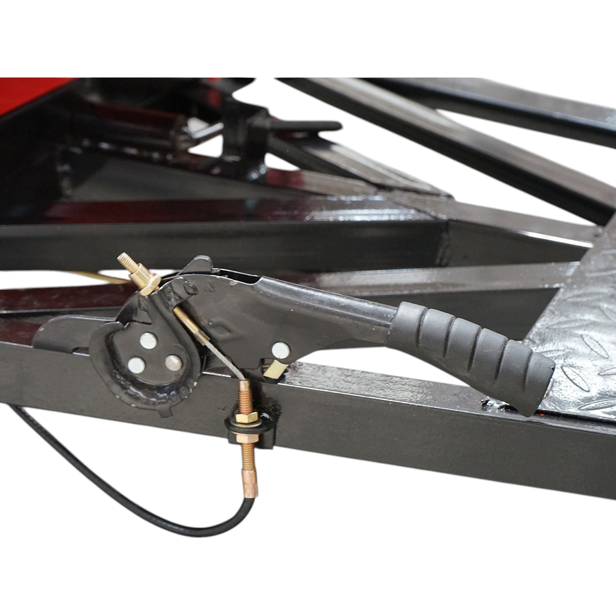 Remorca motocultor basculabila 500kg, bena 1400x800x300mm, roti 4.50-12 Breckner Germany - imagine 8