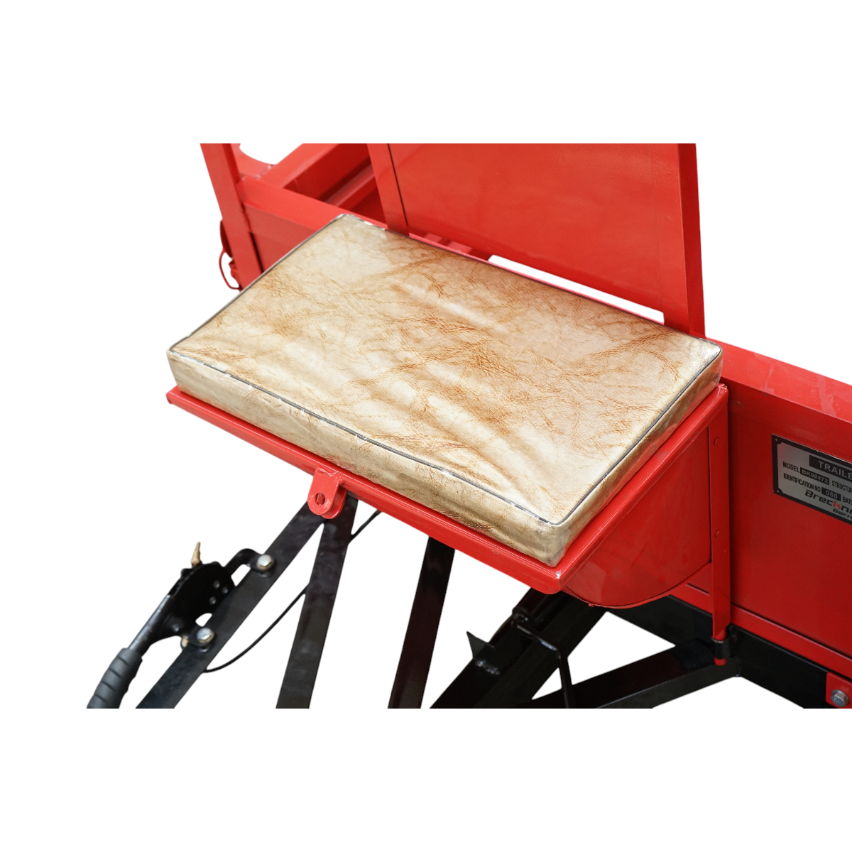 Remorca motocultor basculabila 500kg, bena 1400x800x300mm, roti 4.50-12 Breckner Germany - imagine 9