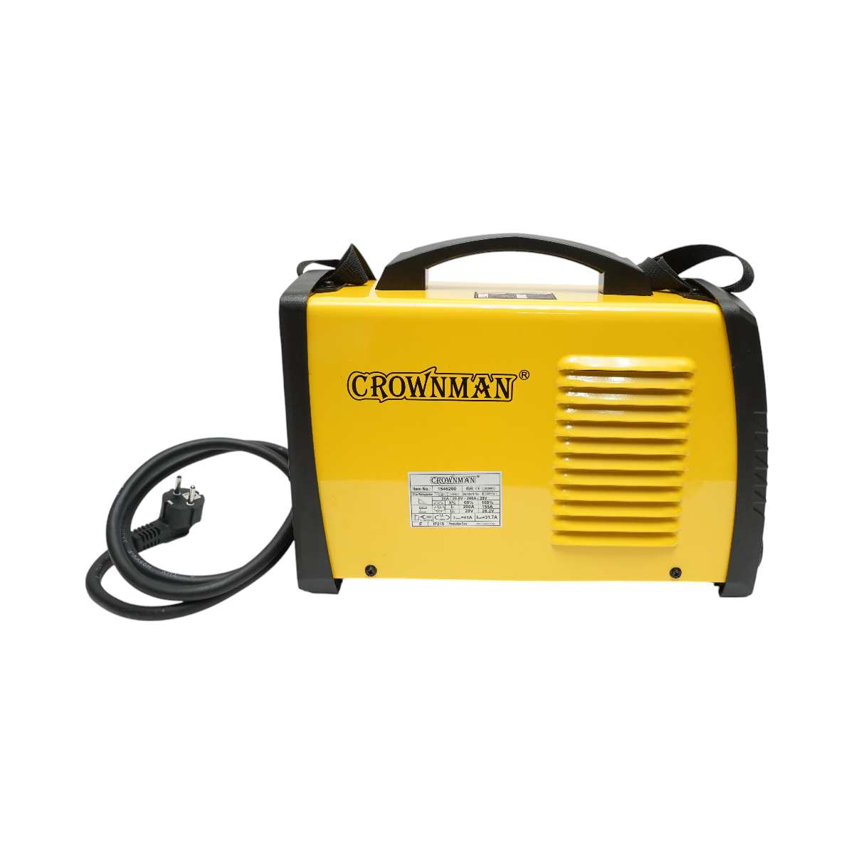 Aparat de sudura cu invertor 20-200A, 220V MMA, electrod 1.6-5mm Crownman - imagine 6