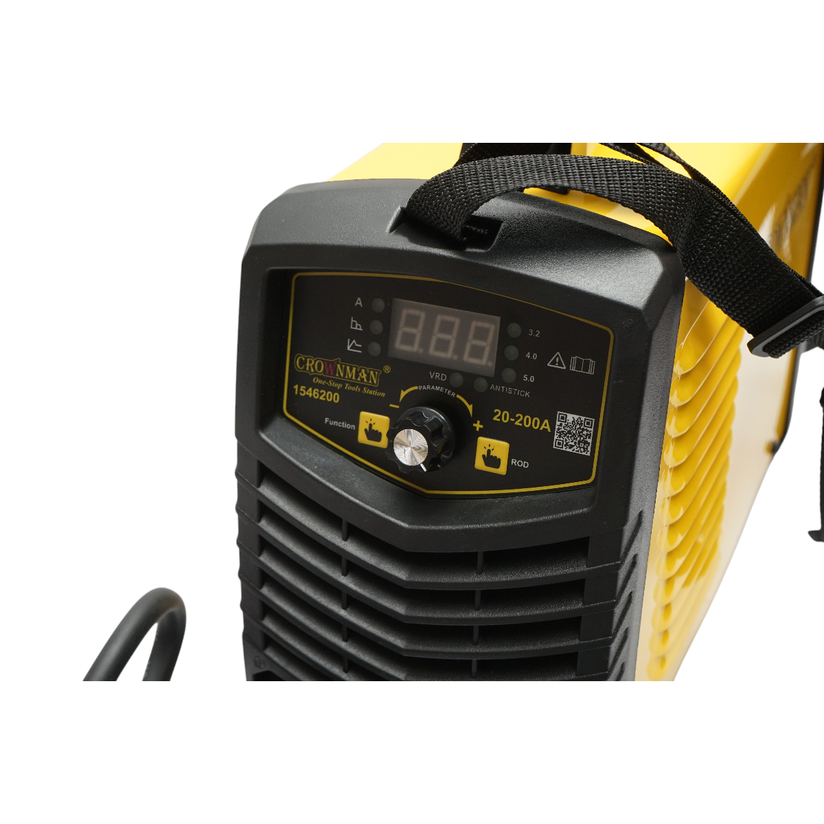 Aparat de sudura cu invertor 20-200A, 220V MMA, electrod 1.6-5mm Crownman - imagine 7