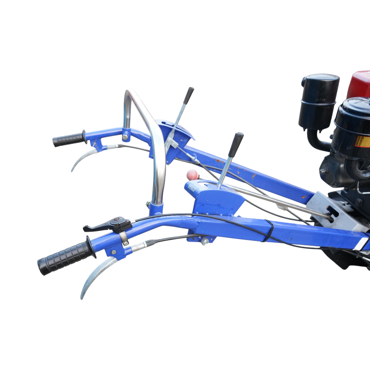 Motocultor diesel 6CP cu seceratoare frontala 1200mm, viteze 2+1, 8 divizoare pentru recoltat grau si paioase Baisan - imagine 10