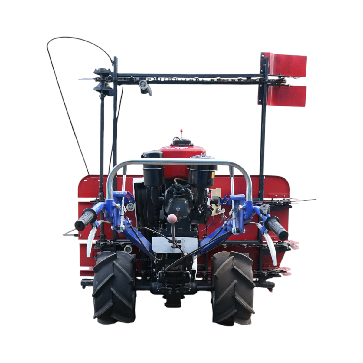 Motocultor diesel 6CP cu seceratoare frontala 1200mm, viteze 2+1, 8 divizoare pentru recoltat grau si paioase Baisan - imagine 6