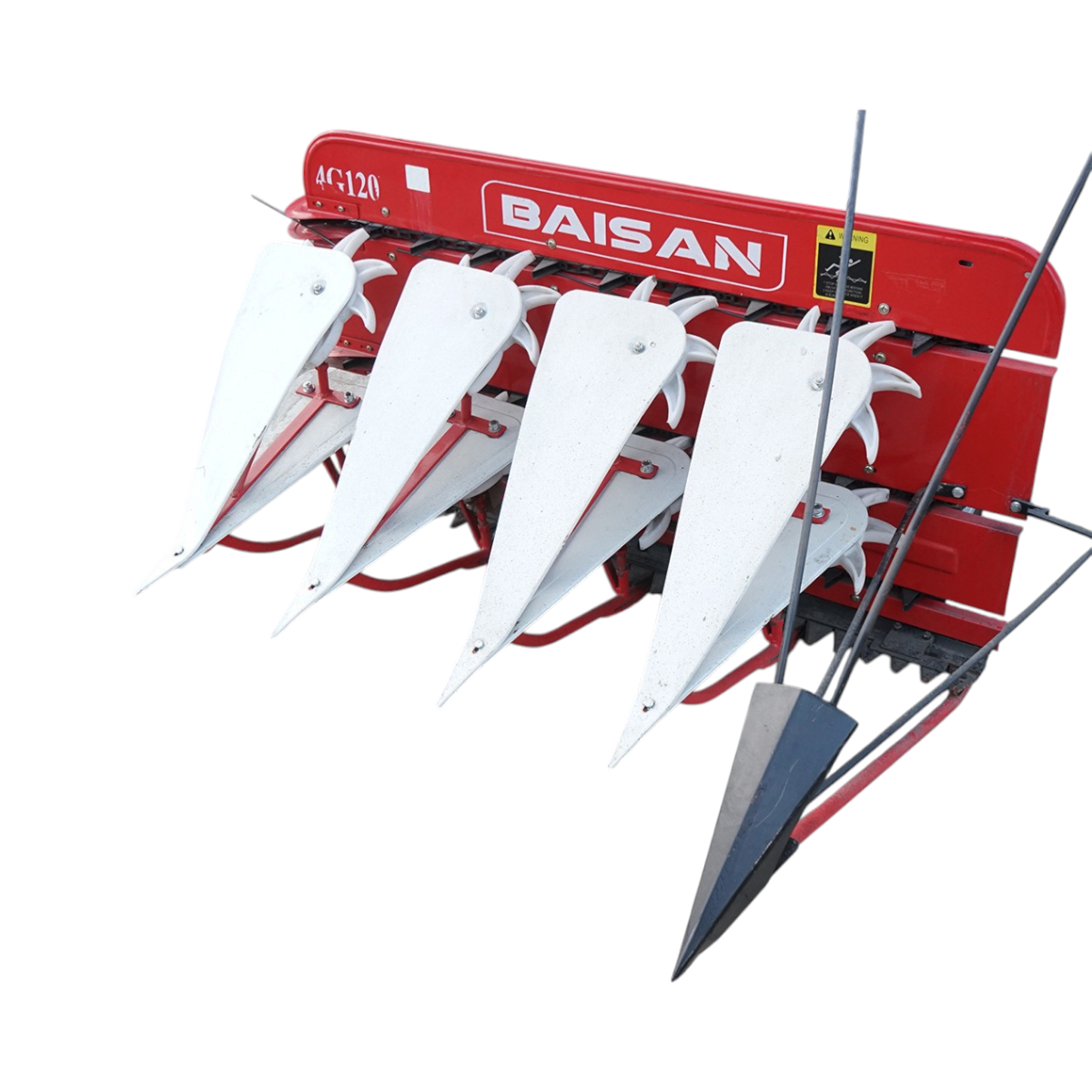 Motocultor diesel 6CP cu seceratoare frontala 1200mm, viteze 2+1, 8 divizoare pentru recoltat grau si paioase Baisan - imagine 8