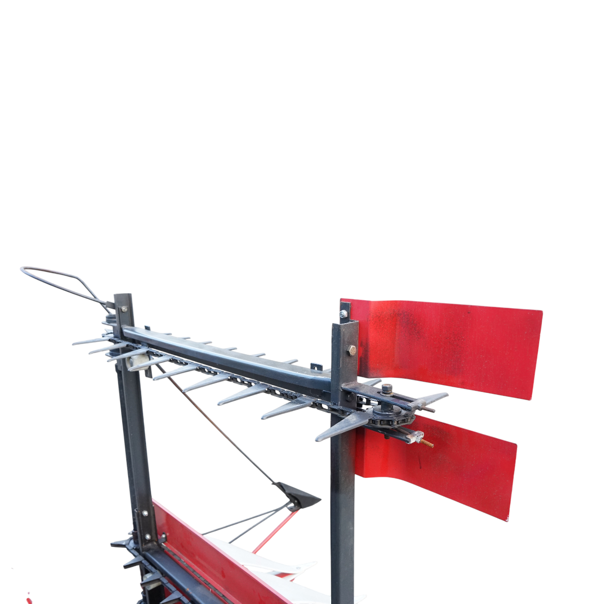 Motocultor diesel 6CP cu seceratoare frontala 1200mm, viteze 2+1, 8 divizoare pentru recoltat grau si paioase Baisan - imagine 7