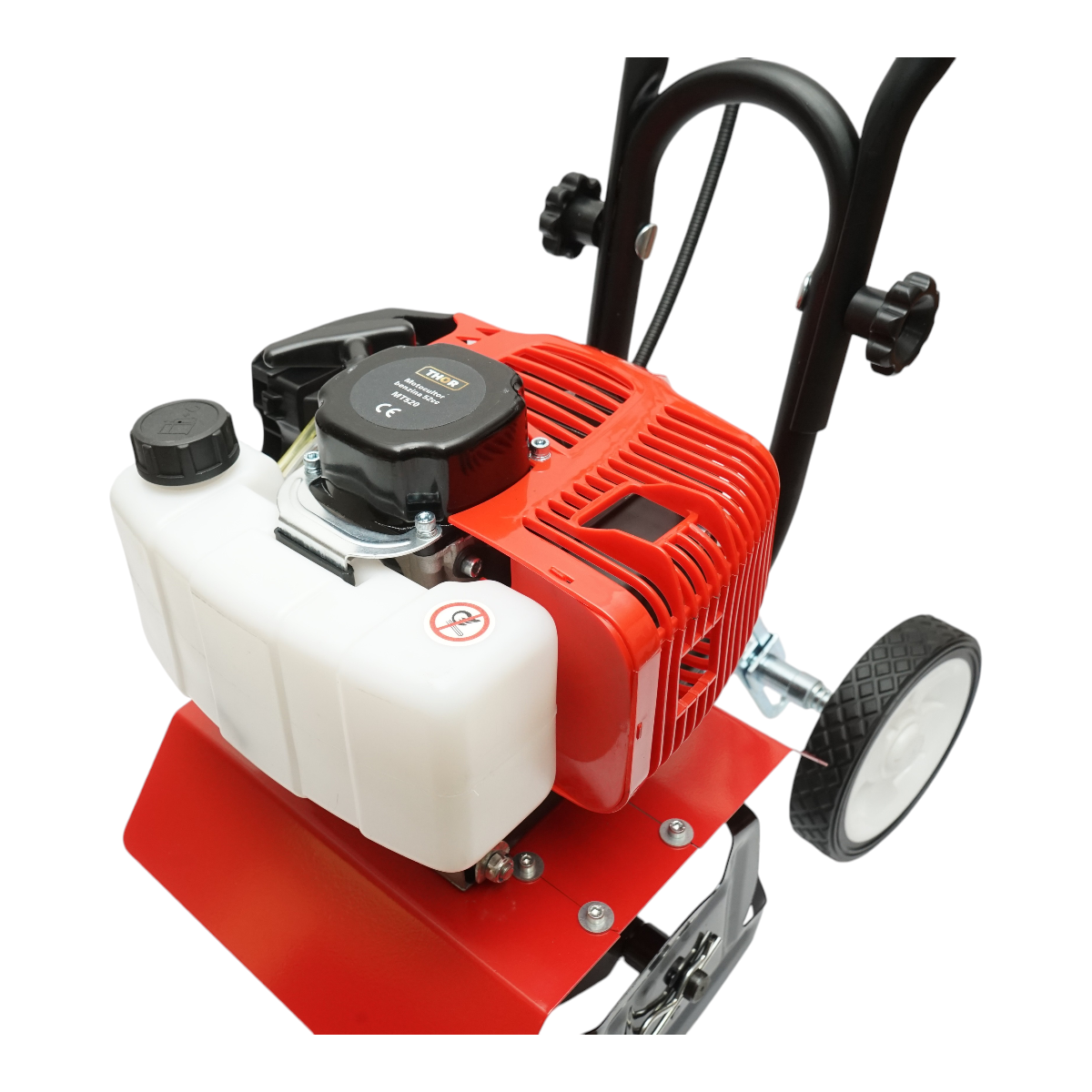 Motocultor 3CP cu freza 30cm, motor benzina 2T 52cc, 1 viteza, pornire manuala THOR - imagine 7