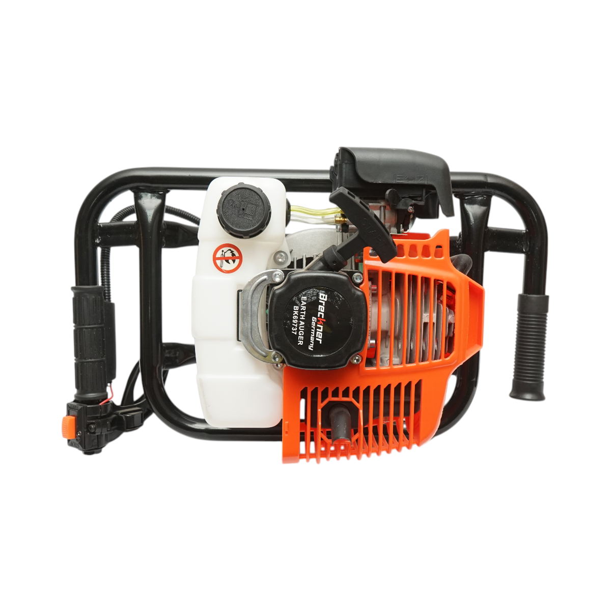 Motoburghiu foreza de pamant pe benzina 3.3CP, 2T 52cc, 3 burghie incluse 100mm, 150mm, 200mm Breckner Germany - imagine 9