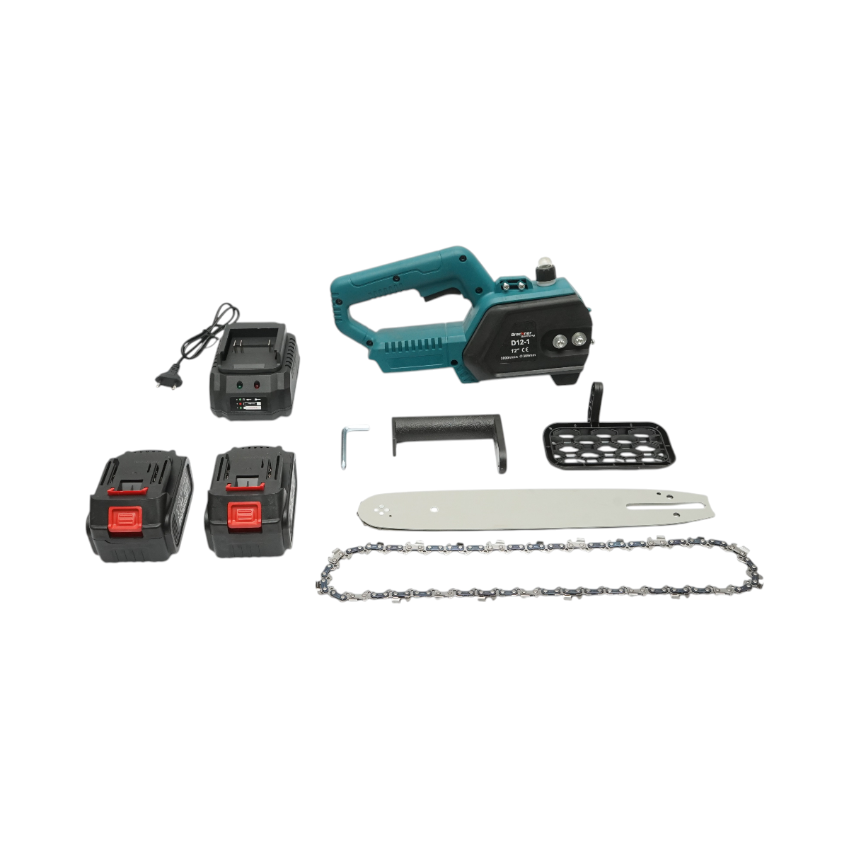 Drujba electrica cu 2 acumulatori 36V, 3Ah Li-ion, lama 12 inch (305mm), turatie 3800rpm Breckner Germany - imagine 4